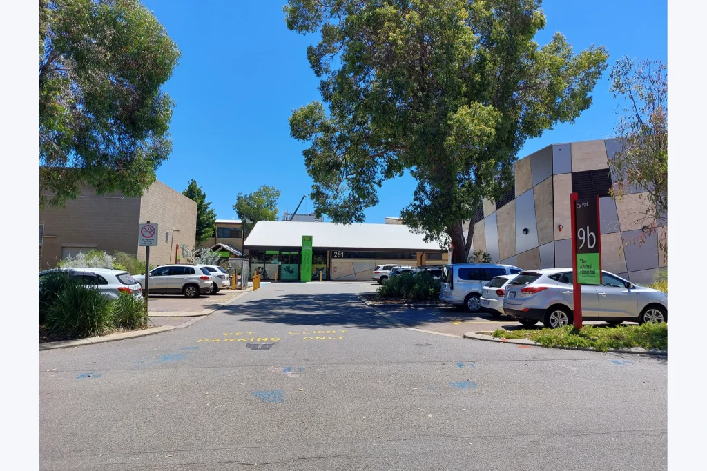 Building 261, Animal Hospital, at Murdoch University in Western Australia