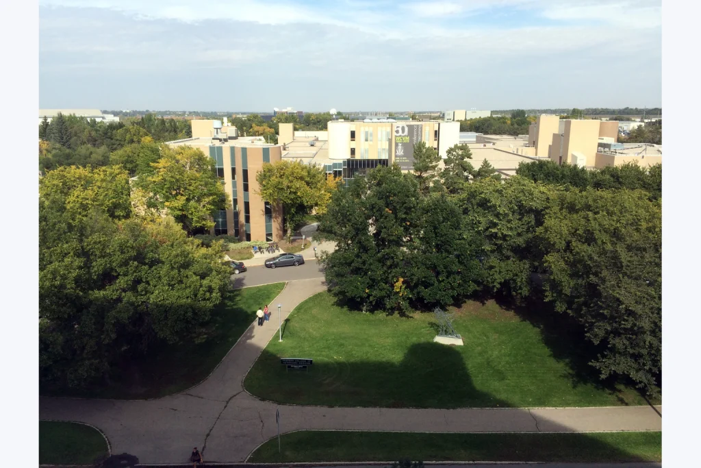 Western College of Veterinary Medicine building at the University of Saskatchewan in Saskatoon