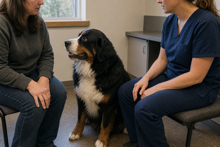 Illustration for The Canine Oncology Visit: 15 Questions That Lead to Better Decisions.